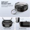 Samsung Galaxy Bud 4 Pro Case/Buds4 Case Clear Lock Clip with Phone Stand -Black