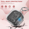 Samsung Galaxy Bud 4 Pro Case/Buds4 Case Clear Lock Clip with Phone Stand -Clear