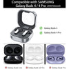 Samsung Galaxy Bud 4 Pro Case/Buds4 Case Clear Lock Clip with Phone Stand -Pink