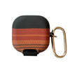 Samsung Galaxy Buds 4 Pro / Buds 4 (2026) Case cover, Carbon Fiber Texture Hard Shockproof Protective Earbuds Cover - Orange/ Black