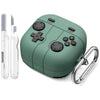 Samsung Galaxy Buds 4 / Buds 4 Pro Case, Soft Silicone Cute Retro Handheld Game Console Design - Green