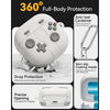 Samsung Galaxy Buds 4 / Buds 4 Pro Case, Soft Silicone Cute Retro Handheld Game Console Design - Grey
