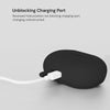 HUAWEI FreeClip Case Cover | Silicone Protective Headphone case - Black