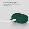 HUAWEI FreeClip Case Cover | Silicone Protective Headphone case - Dark Green