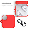 Nothing buds Pro 2 Case Cover | Silicone Protective Headphone case - Red