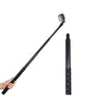 Universal 120CM Invisible Monopod Stick for Insta360 One X3 X4, ACE PRO One R Invisible Selfie Stick, Hero 10/ 9/8/7/6, SJCAM, YI & Other Action Cameras  - Black