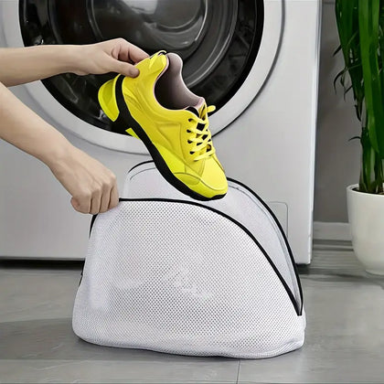 Shoe Washing Bag – White (1-Pack)