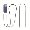 Magnetic Crossbody Strap for iPhone 17/Pro/Max/Air Phone Cases with Dual Lanyard Holes, Adjustable Neck Lanyard for Women & Men - Purple