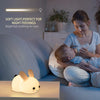 Bunny Night Light for Kids Bedroom, Cute Rabbit Lamp Baby Nursery Nightlight 9 Colors Changing Soft Silicone LED Lights with Remote Control