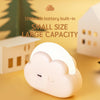 Portable LED Night Light, Cute Cloud Mini Desk Lamp, Rechargeable Kids Night Light for Camping (White)