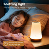 Night Light LED Touch Bedside Table Lamp Remote Control Dimmable Light with RGB Color Changing Portable Lamp for Baby, Kids, Bedroom, Living Room,