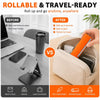 Flexible Silicone Phone Stand, Multi-Angle Adjustable Mobile Holder, Portable Desk Stand for iPhone, iPad, Tablets & Laptops- Orange