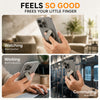 Magnetic Phone Ring Holder 360° Rotating Grip Stand Strong Magnetic Finger Ring Kickstand Anti-Drop Metal Holder for iPhone 16/15/14/13/12 -Rose Gold