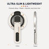 3-in-1 Magnetic Phone Ring Holder, 360° Rotating Grip Stand, Foldable Kickstand, Stress Relief Beads, Hands-Free MagSafe Phone Mount -Gold