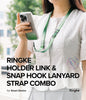 Holder Link Snap Hook Lanyard Strap |Compatible with Universal Smartphone Case - Forest