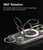 Smart Ring Magnetic [360 Degree Rotation] Phone Ring Holder | Compatible with All iPhone & Android Smartphones - White