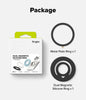 Dual Magnetic Silicone Ring for MagSafe Phone Grip - Black