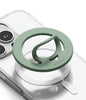 Dual Magnetic Silicone Ring for MagSafe Phone Grip - Olive Green