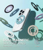 Dual Magnetic Silicone Ring for MagSafe Phone Grip - Olive Green