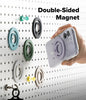 Dual Magnetic Silicone Ring for MagSafe Phone Grip - Olive Green