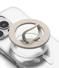 Dual Magnetic Silicone Ring for MagSafe Phone Grip - Warm Grey