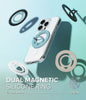 Dual Magnetic Silicone Ring for MagSafe Phone Grip - Warm Grey