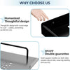 Mini Projector Tray, Aluminum Alloy Bracket Wall Mount Projector Stand , TV Box Stand, Perfect for Meeting Rooms, Home Use Decoration ,Projectors & Sounds Speaker Stand Tray Holder -Black