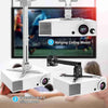 Projector Ceiling Mount – Adjustable Black