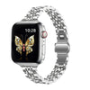 Apple Watch 41mm / 40mm / 38mm | Slim Metal Straps |Silver