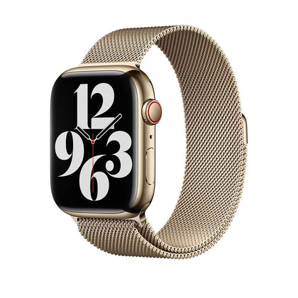 Apple Watch 41mm / 40mm / 38mm | Milanese Loop Metal Watch Band Strap |  Classic Gold