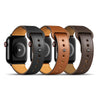 Apple Watch Leather Bands (3-Pack) – Black/Brown/Dark Brown