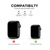 Apple watch Band 38/40/41/42mm | Silicone Sport Bands | Light Green / Orange / White / Red / Dark Blue / Black