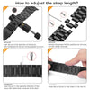 Apple Watch Metal Bands (2-Pack) – Black/Silver