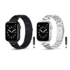 Apple Watch Metal Bands (2-Pack) – Black/Silver