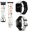 Silicone Bands For Apple Watch Straps 38mm 40mm 41mm Women Men -Flowers