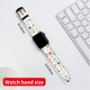 Silicone Bands For Apple Watch Straps 38mm 40mm 41mm Women Men -Flowers