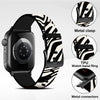 Silicone Bands For Apple Watch Straps 38mm 40mm 41mm Women Men - Zebra Print