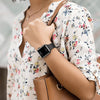 (Pack of 2) Slim Milanese Straps For Apple Watch 38/40/41/42mm - Blue/Rose Pink