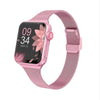 Slim Milanese Apple Watch Strap | Apple Watch Series 10 | Ultra 2 | 8 Ultra | 9 | 8 | 7 | 6 |Rose Pink