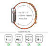 Apple Watch Magnetic Band – Starlight/Orange