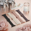 4 Pack Slim Braided Stretchy Bands For Apple Watch Band 38mm 42mm 40mm 41mm Women Men