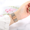 Metal Band For Apple Watch Band 40mm 38mm 41mm 45mm 44mm 42mm 46mm  - Rose Gold
