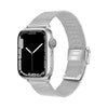 Metal Band For Apple Watch Band 40mm 38mm 41mm 45mm 44mm 42mm 46mm  -Silver