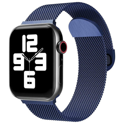 Apple Watch Ultra 49mm / 45mm / 44mm / 42mm | Milanese Magnetic Straps| Blue