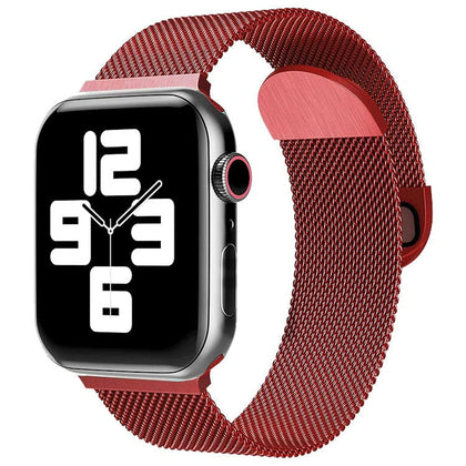 Apple Watch 41mm / 40mm / 38mm | Milanese Magnetic Straps | Red