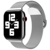 Apple Watch Ultra 49mm / 45mm / 44mm / 42mm | Milanese Magnetic Straps | Silver