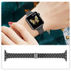 (Pack of 2) Slim Metal Straps For Apple Watch Series 10 | Ultra 2 | 9 | 8 Ultra | 8 | 7 | 6 | SE, 49/46/45/44/42mm- Black/Silver