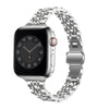 Slim Metal Straps For Apple Watch Band 42mm 44mm 45mm 49mm - Silver