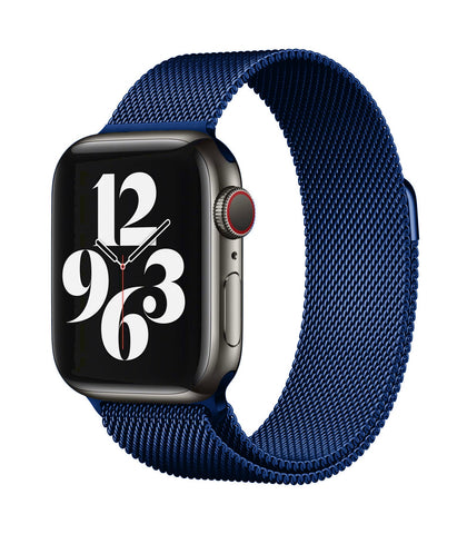 Apple Watch 41mm / 40mm / 38mm | Milanese Loop Metal Watch Band Strap | Blue