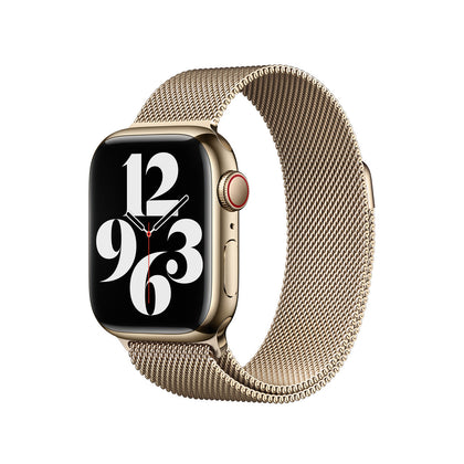 Apple Watch 41mm / 40mm / 38mm | Milanese Loop Metal Bands |Gold